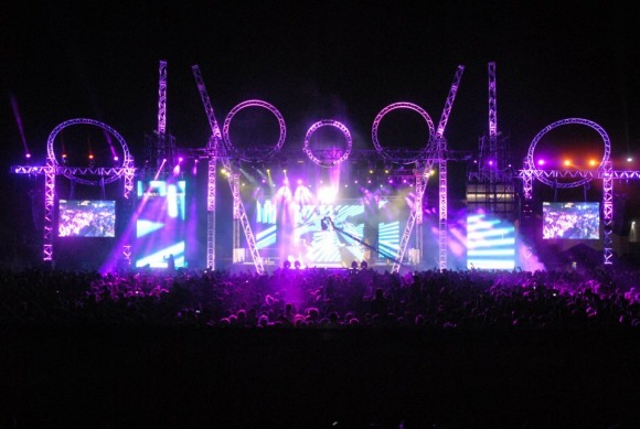 Scène video LED Electrobeach Festival